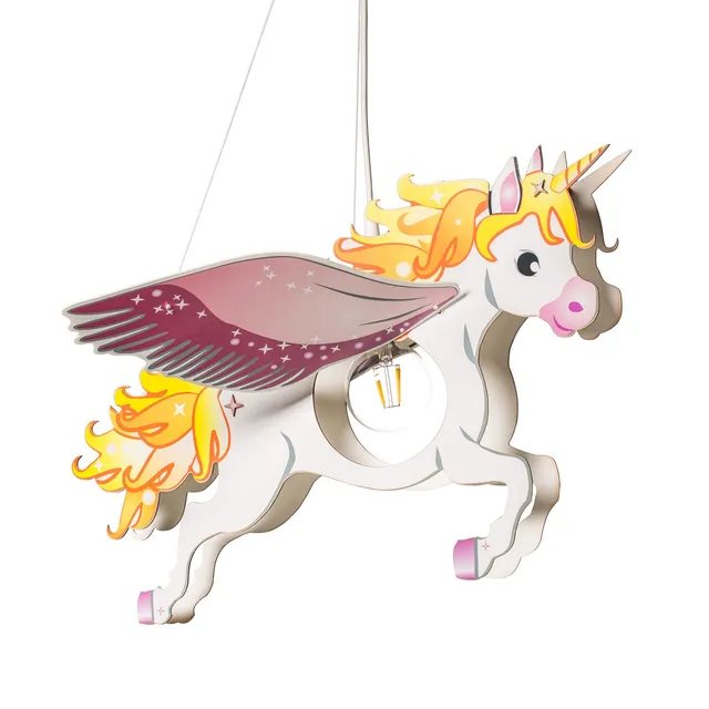 Elobra Kids Pegasus Pendelleuchte Hängeleuchte Pferd