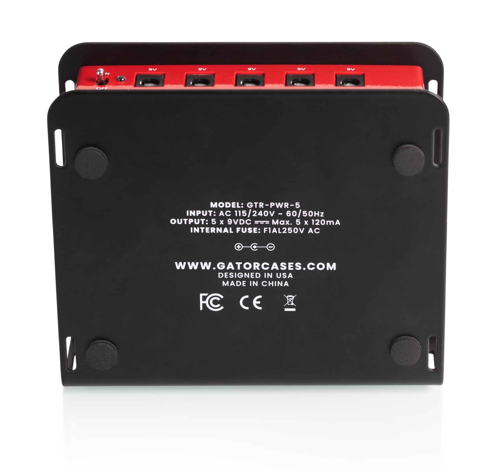 Gator GTR-PWR-5-F Pedalboard Netzteil 5x 9V isoliert