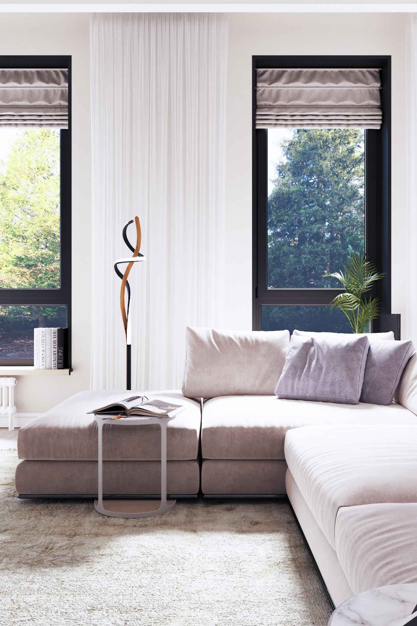 Elobra Living Argentina Stehleuchte Eiche 150 cm dimmbar