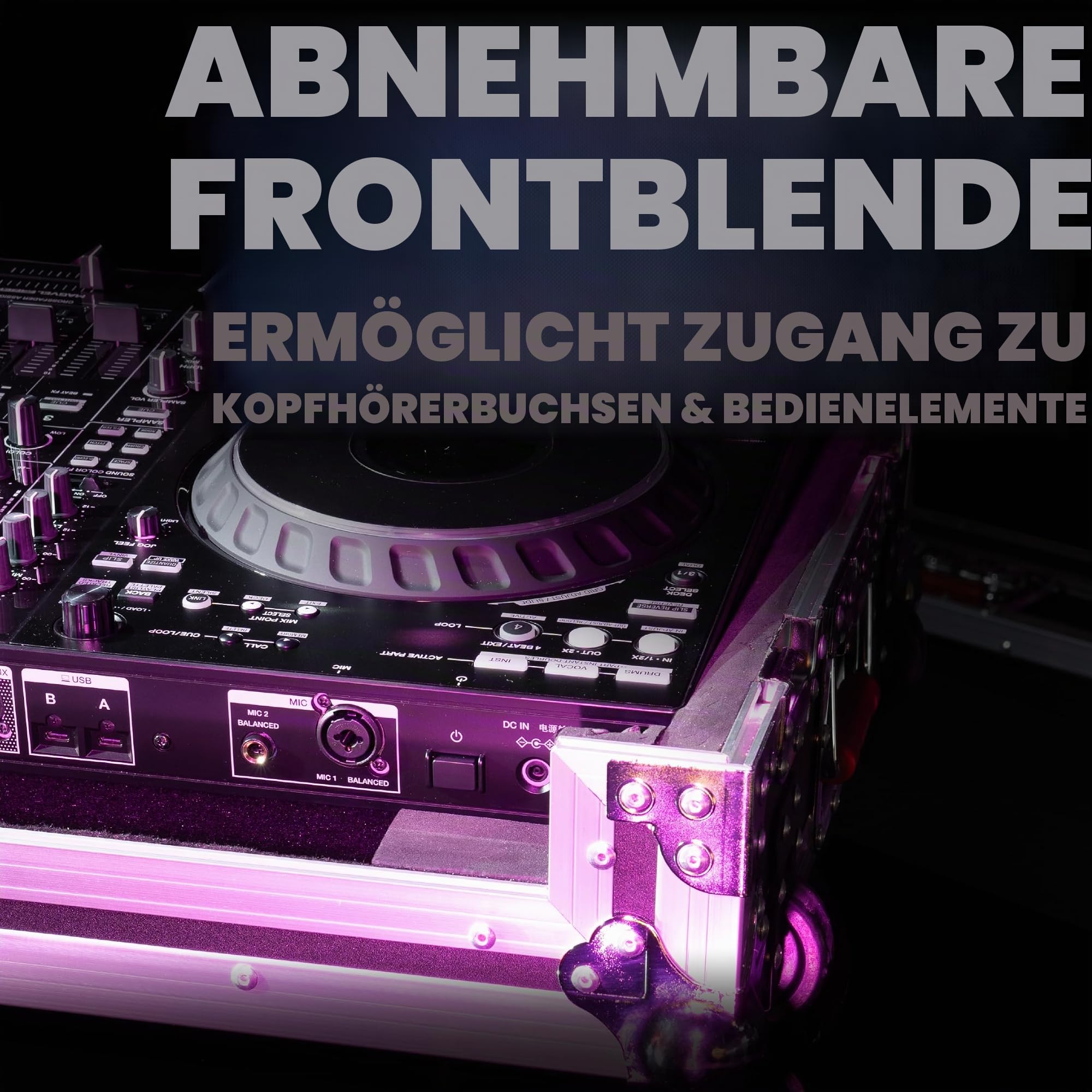 Gator GTOUR DJ-Flightcase DDJ-FLX10 Plattform