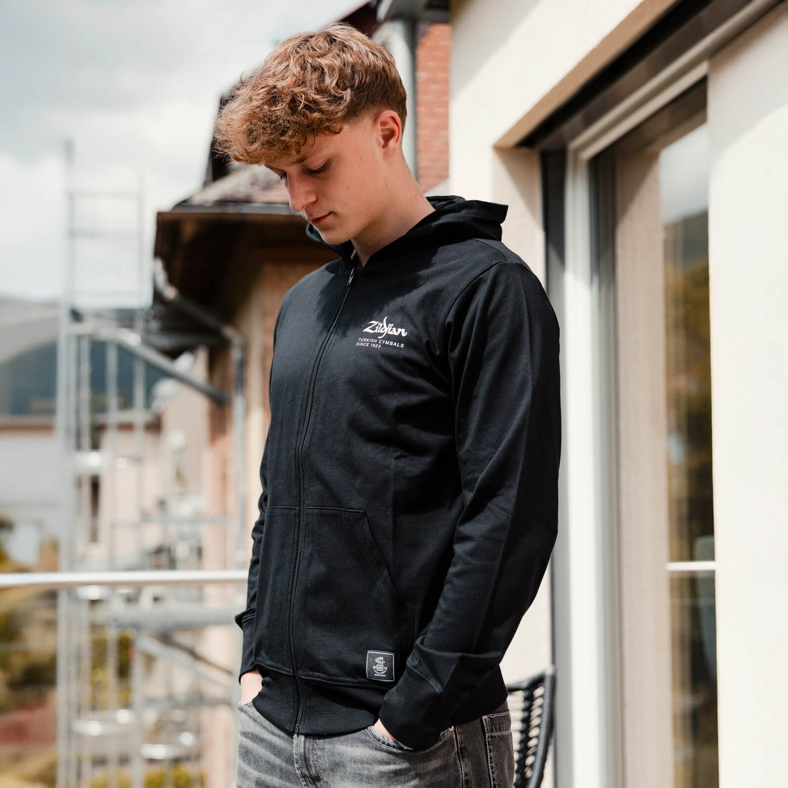 Zildjian Lightweight Zip Hoodie L Baumwoll-Kapuzenpulli
