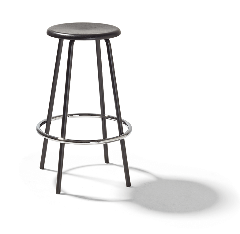 Richard Lampert Big Tom Sessel Hocker Eiche schwarz Holz
