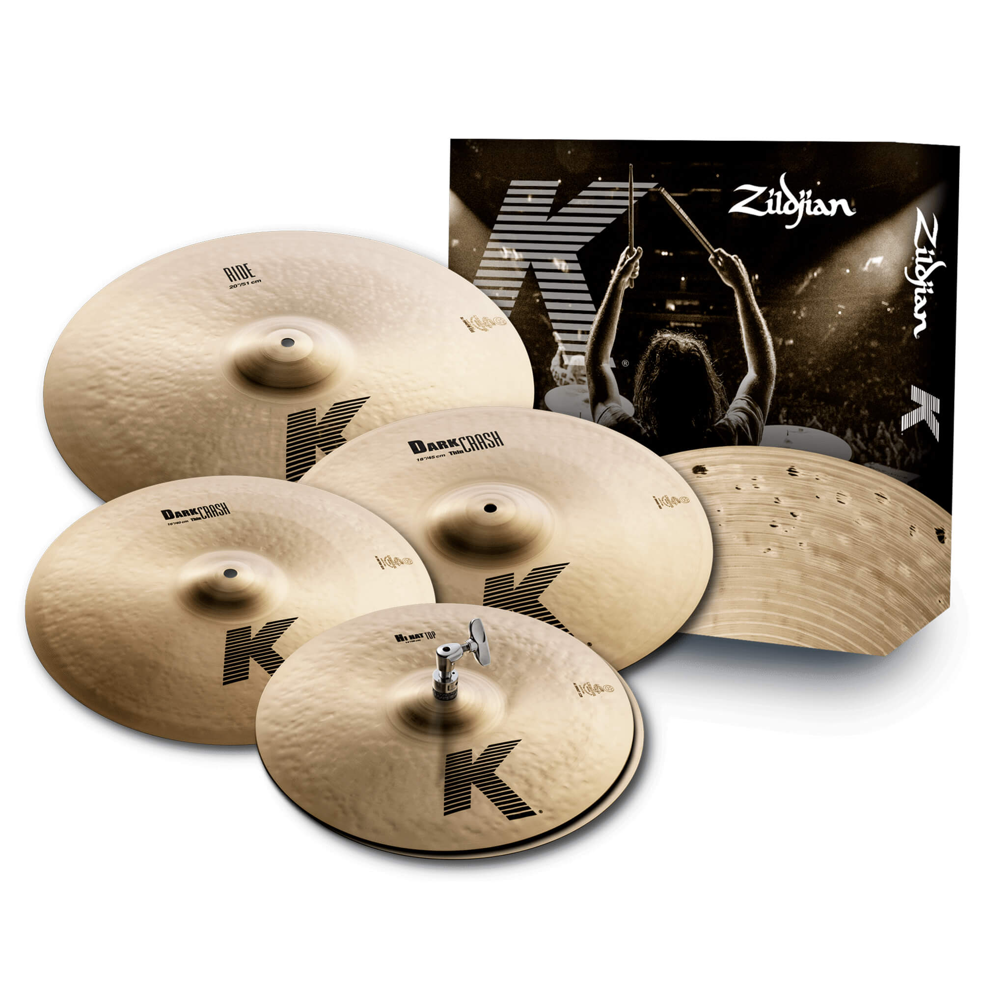 Zildjian K Cymbal Pack Beckenset 14 16 18 20 Zoll
