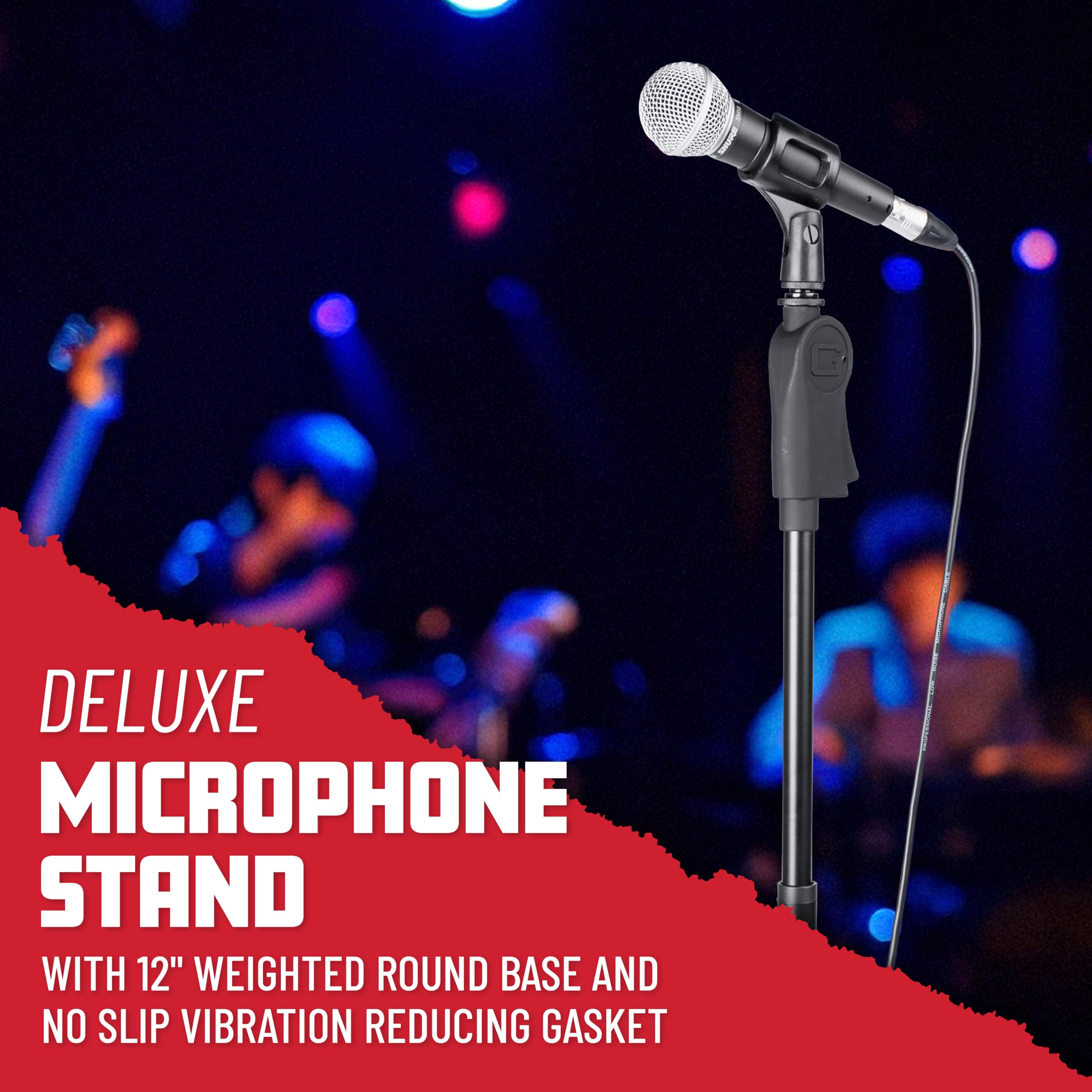 Gator Microphones GFW-MIC-1201 Mikrofonständer Rundsockel