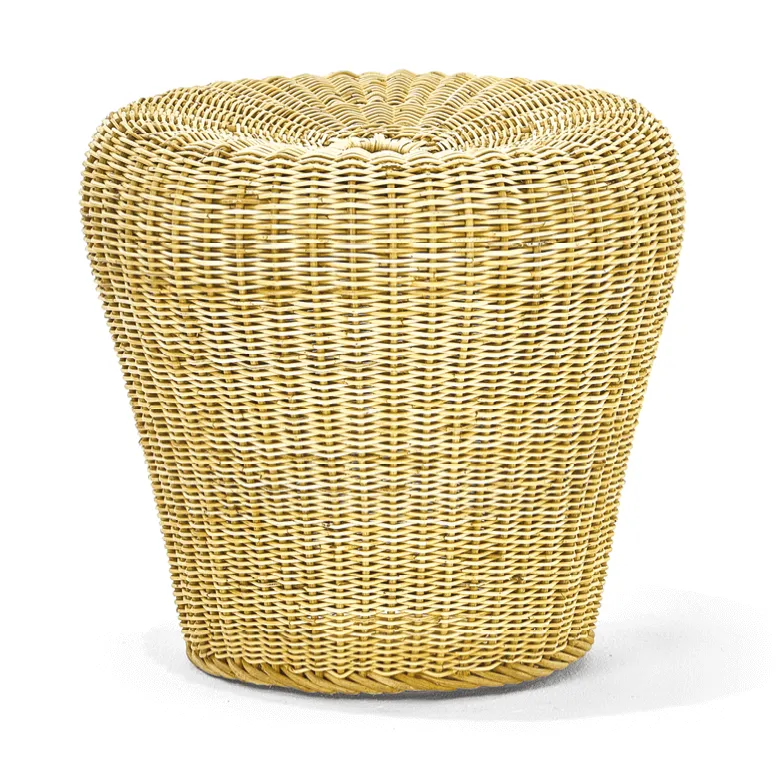 Richard Lampert E14 Rattanhocker Sitzgelegenheit Transportabel