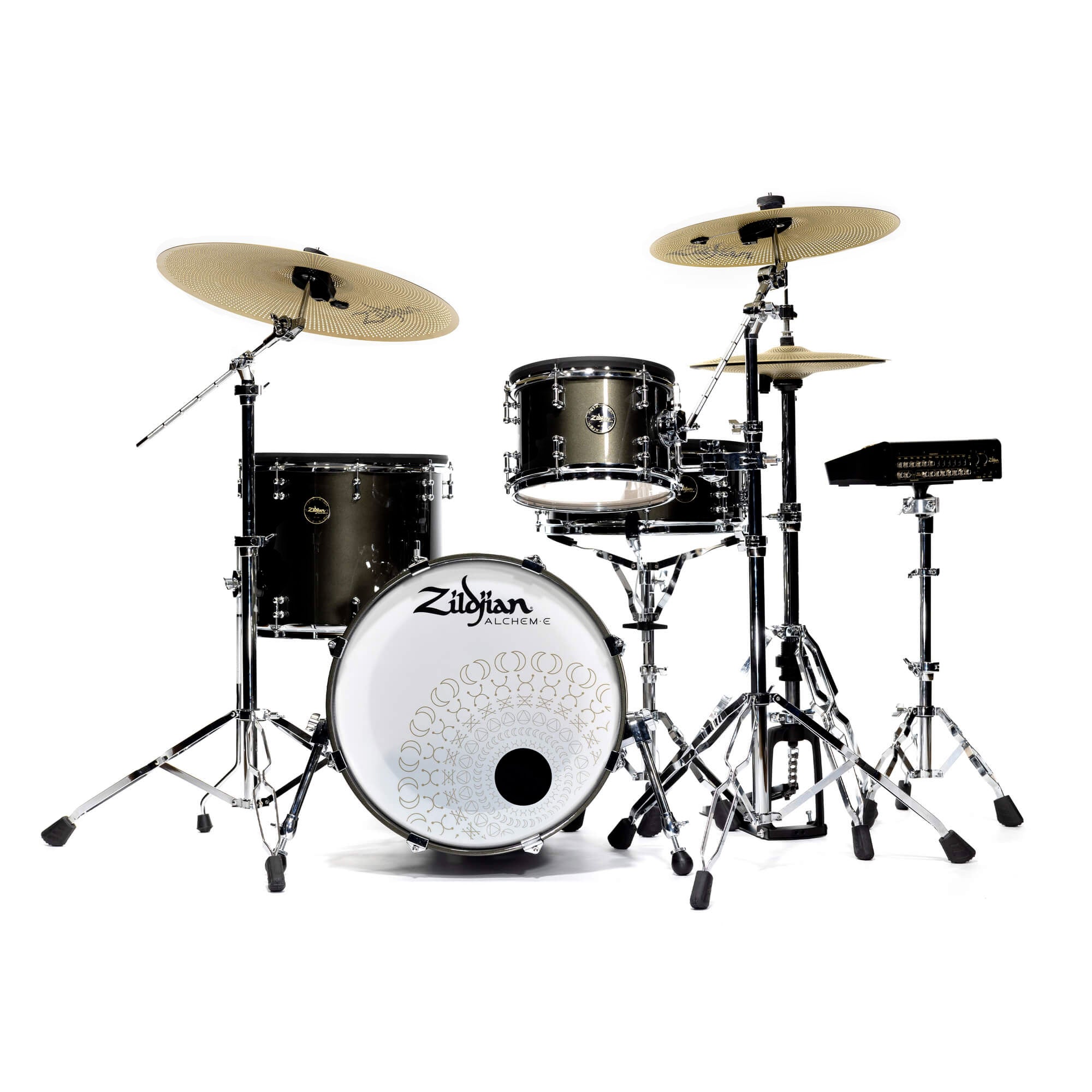 Zildjian ALCHEM-E Gold E-Drum Set mit E-Family Becken