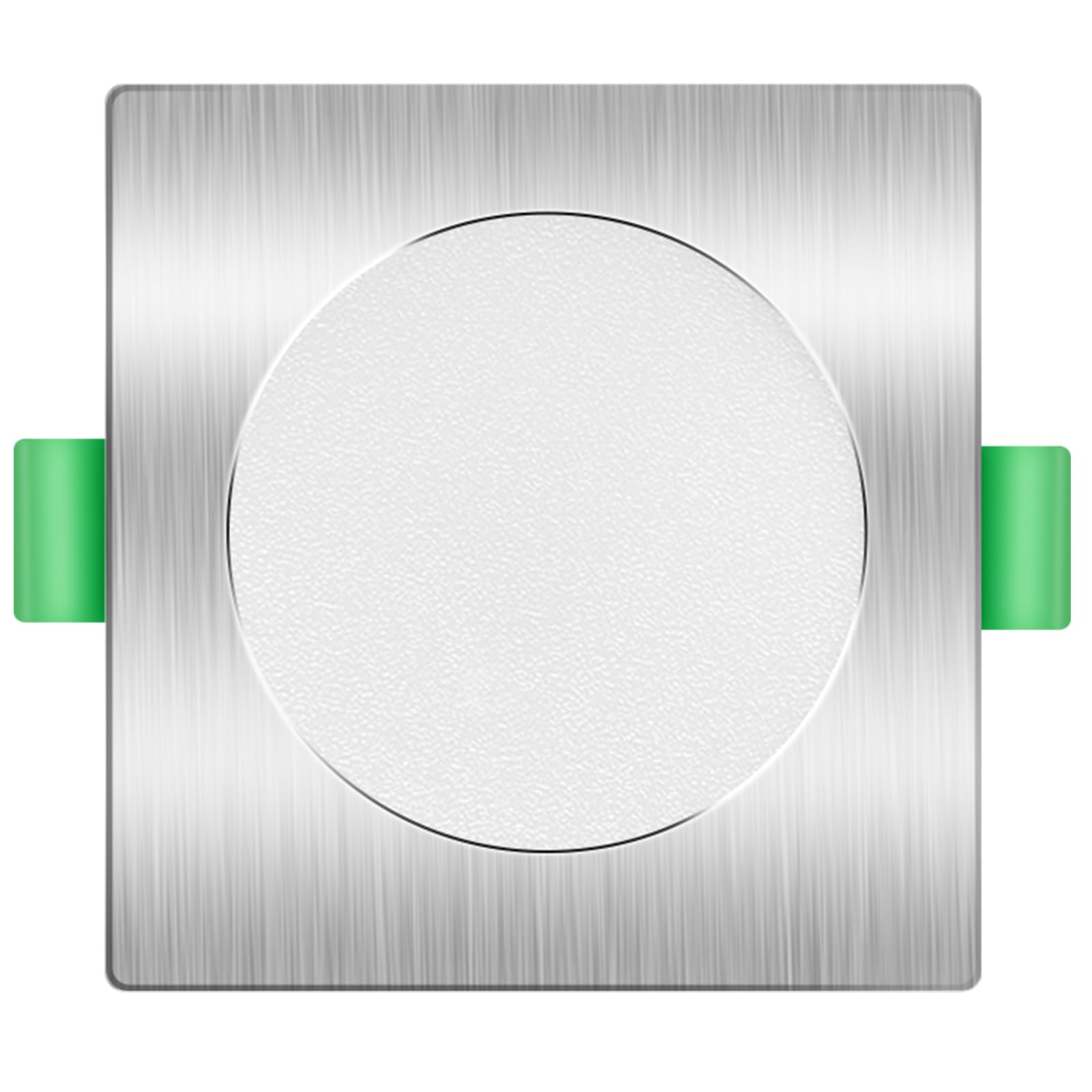 Alusso Einbaustrahler 230V 7W Rund Chrom Slim 12er Set