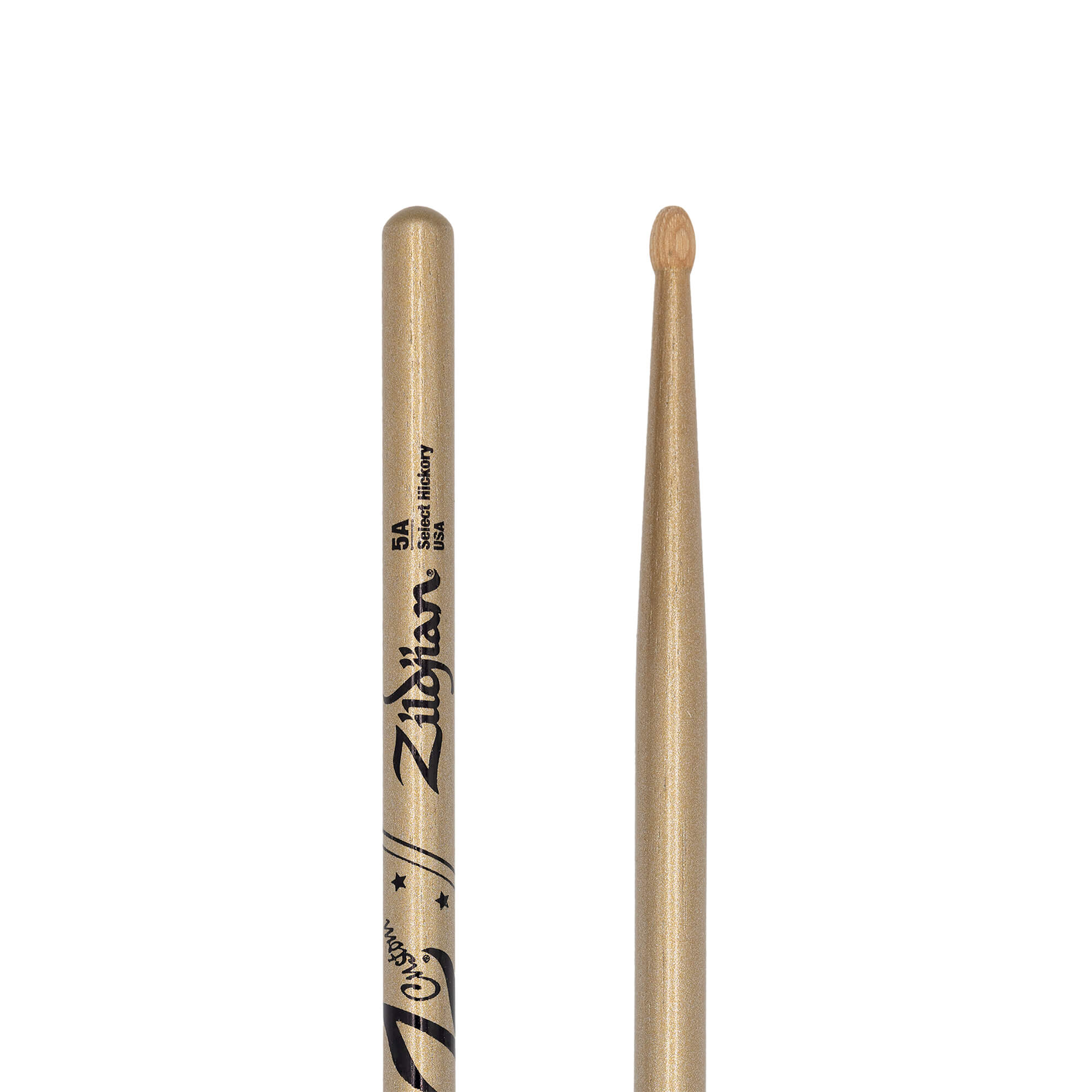 Zildjian Z Custom LE Drumsticks 5A Gold Chroma Holzkopf