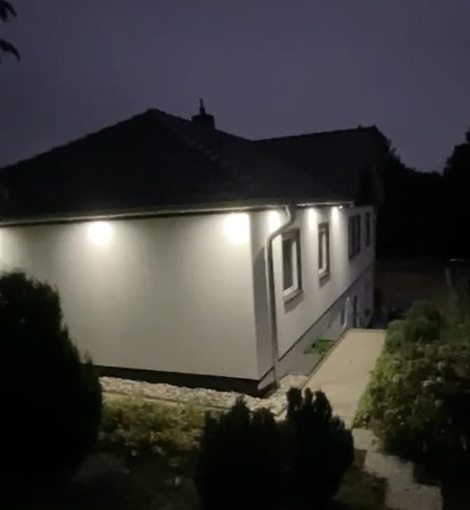 Alusso Einbaustrahler LED Deckenspots Weiß 12 Stück dimmbar