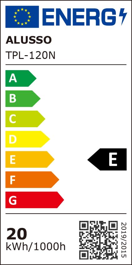 Alusso Feuchtraumleuchte LED 60cm 20W 2 Stück 2400lm IP65