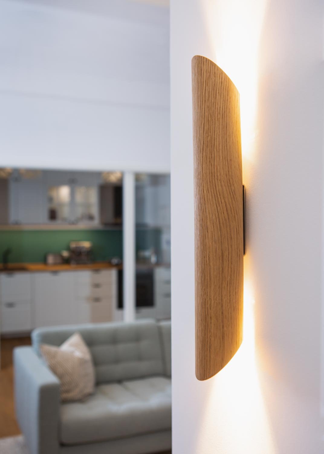 Elobra Wandleuchten Living Colombia S Wandleuchte Eiche LED