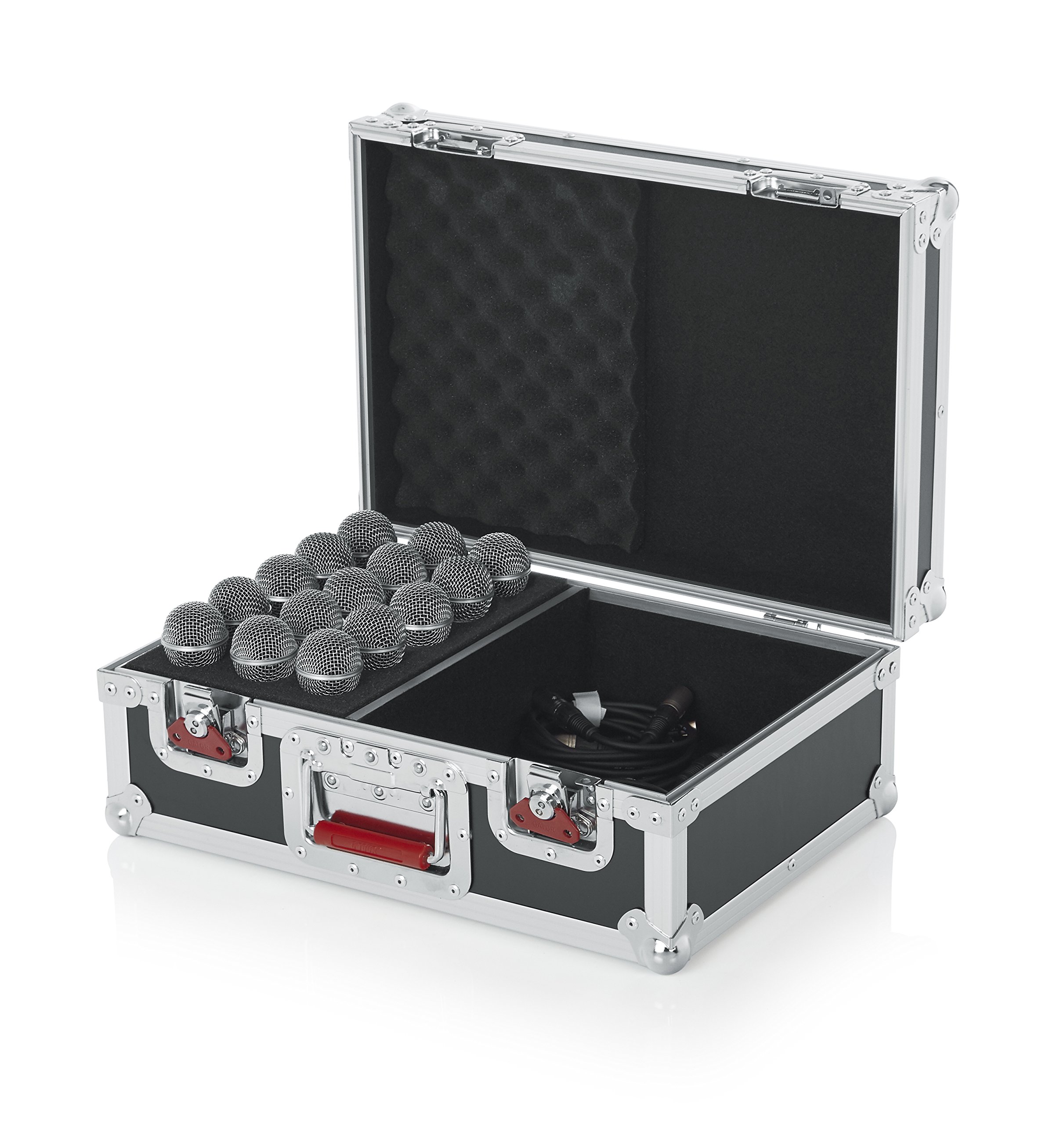 Gator G-TOUR M15 Mikrofonkoffer für 15 Mikrofone Schaumstoff
