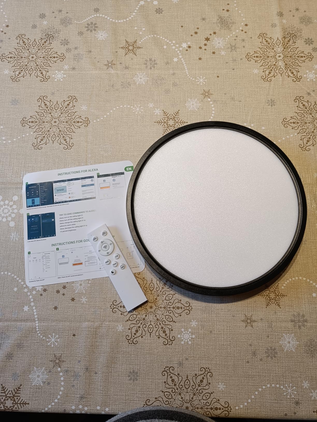 Modlicht LED Deckenleuchte 28W Ø30cm Weiß RGBIC Smart