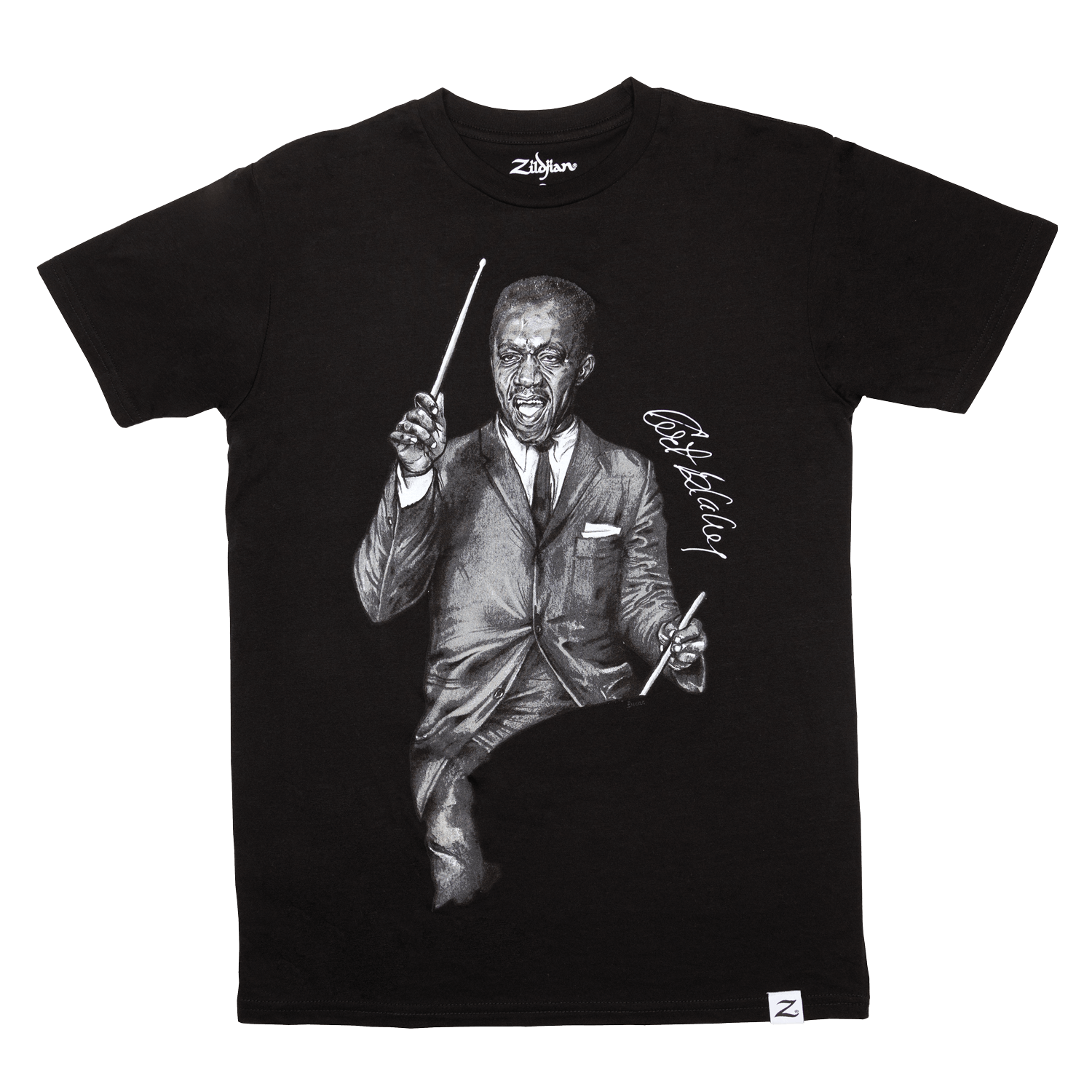 Zildjian Legends Art Blakey T-Shirt schwarz Baumwolle