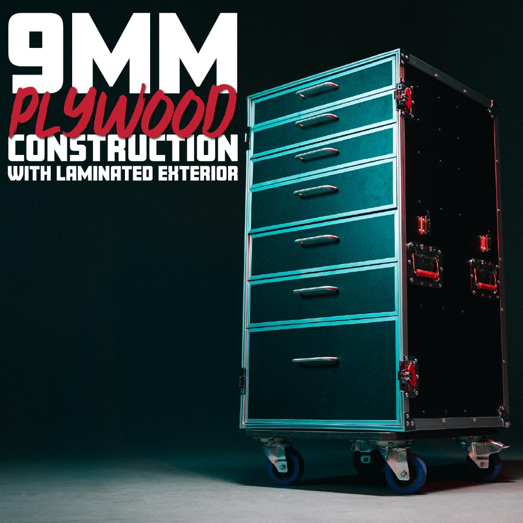 Gator GTOUR-WORKST7 Flightcase 7 Schubladen Tisch 63,5cm