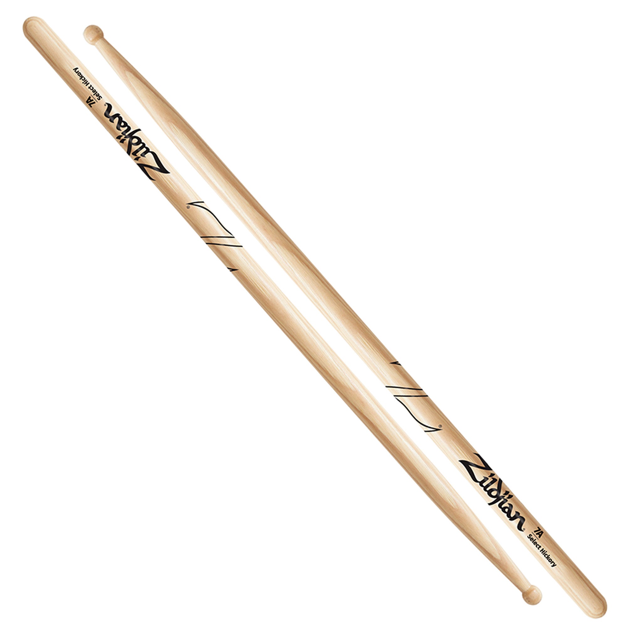 Zildjian 7A Drumsticks Schlagzeugstöcke Hickory Slim