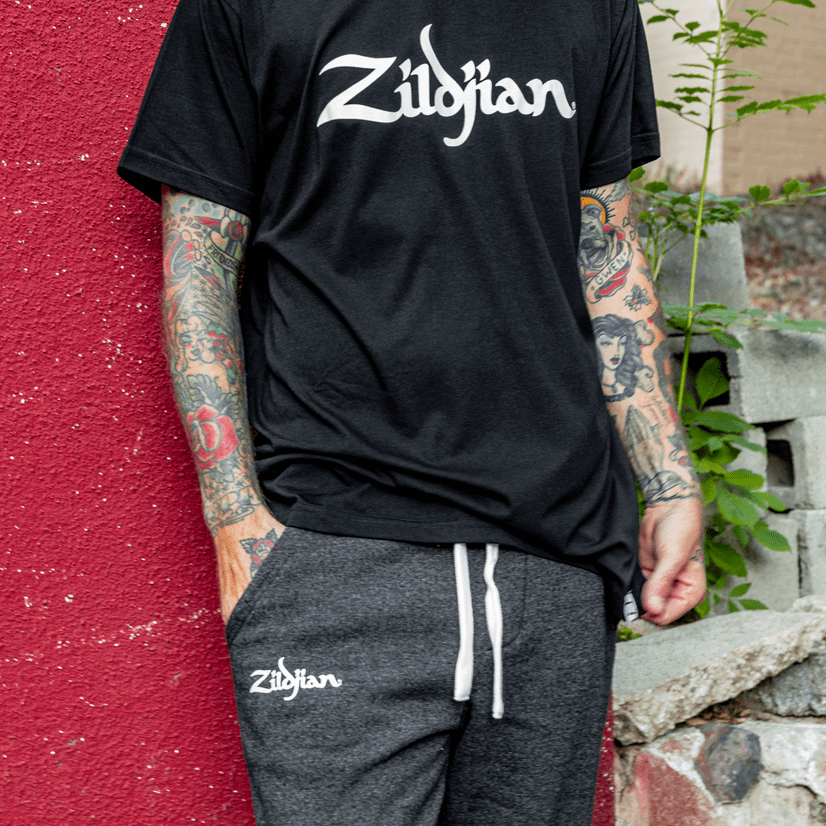 Zildjian Gray Fleece Joggers Jogginghose Grau