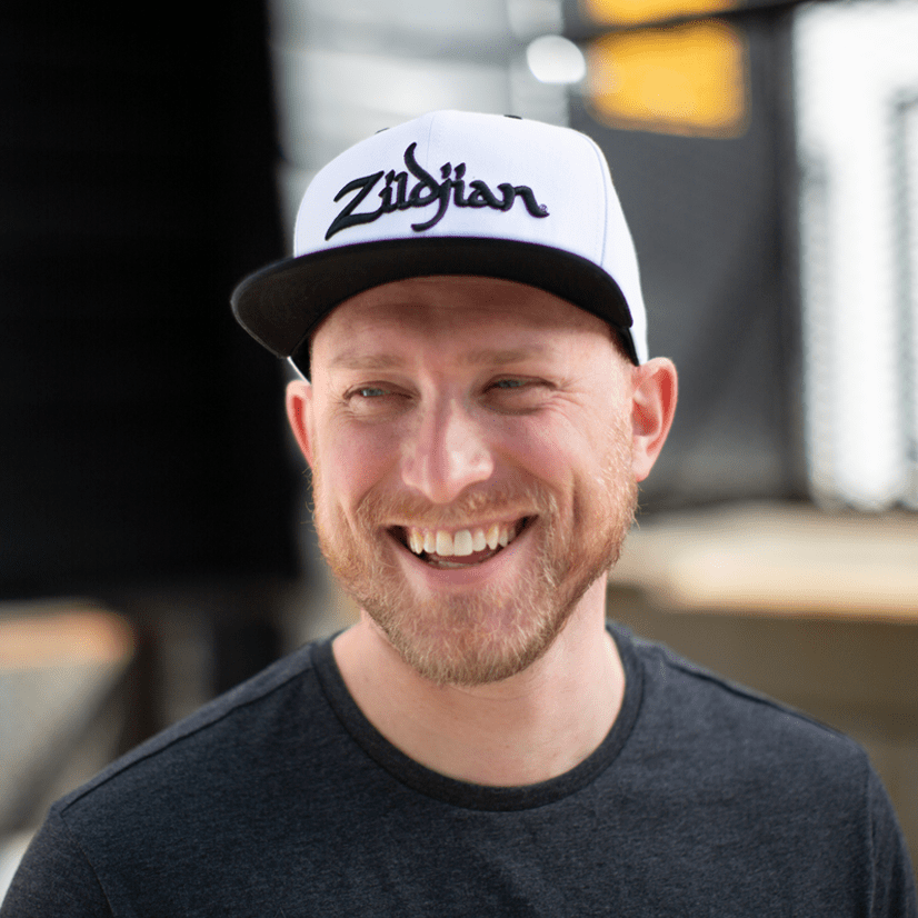 Zildjian 6-Panel Snapback Cap weiß Acryl Einheitsgröße