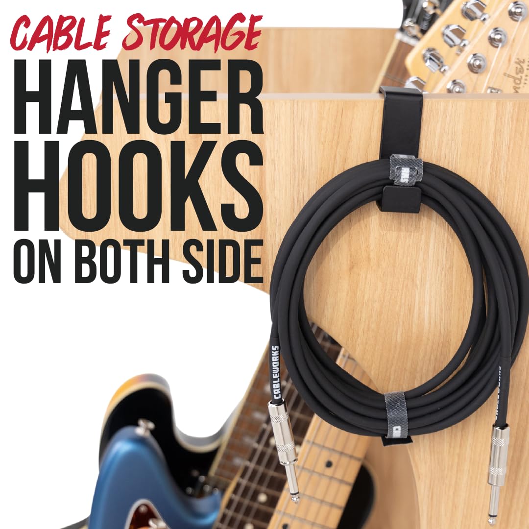 Gator Frameworks Elite Gitarrenständer Holz 5 Gitarren Schwarz