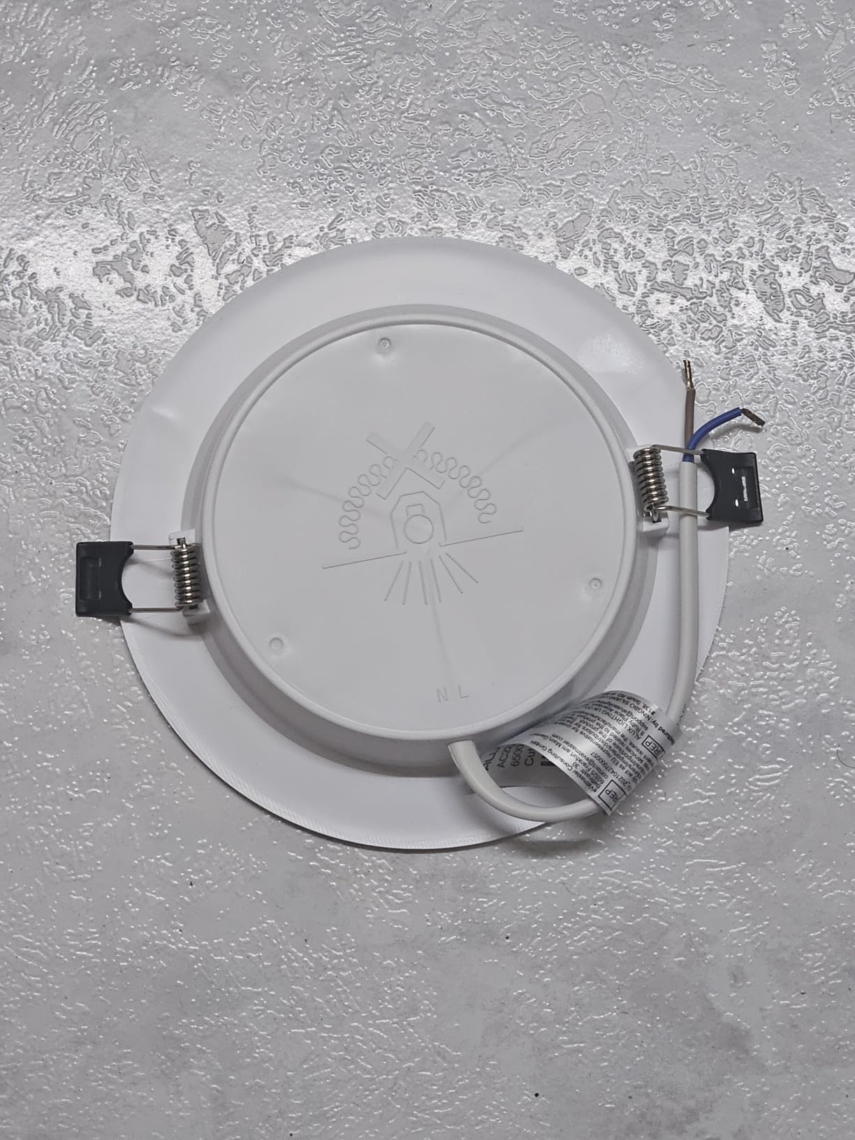 ALUSSO Einbaustrahler 9W Warmweiß 6er Set 120-130mm IP44
