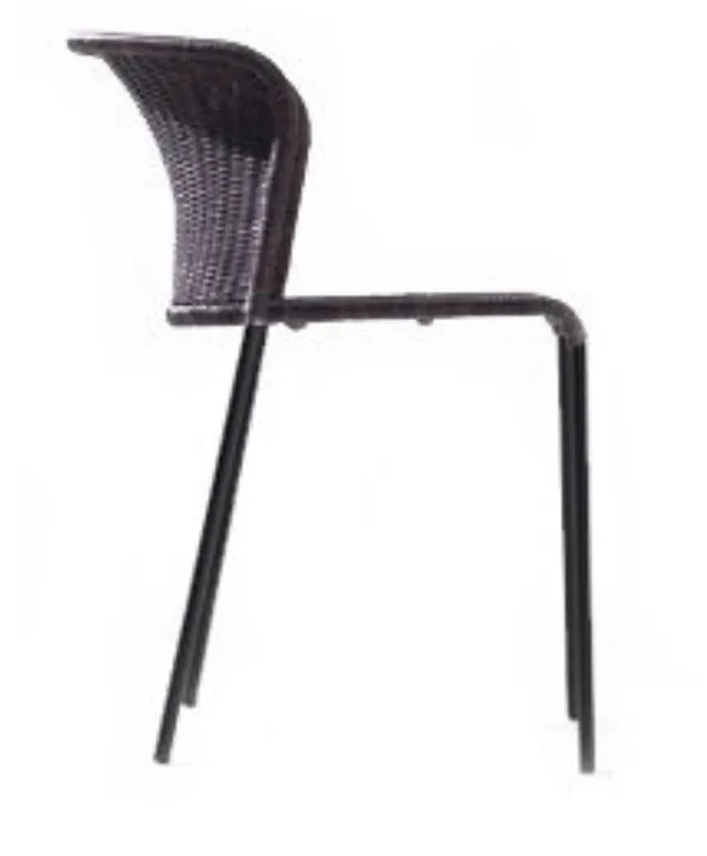 Richard Lampert Santa Lucia Rattan Stuhl Dunkelbraun