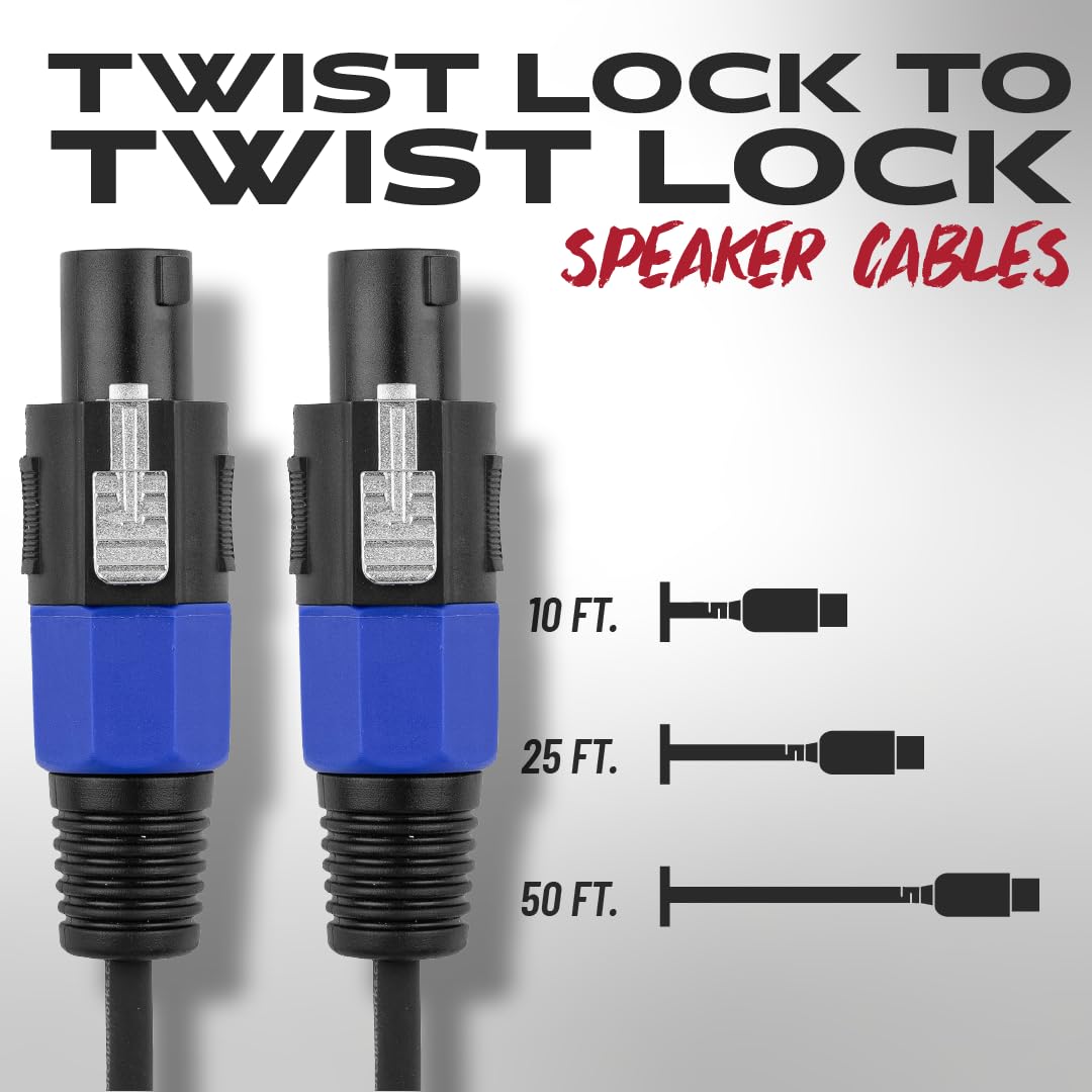 Gator Cableworks GCWB-SPK-25-2TL Lautsprecherkabel 7,5m