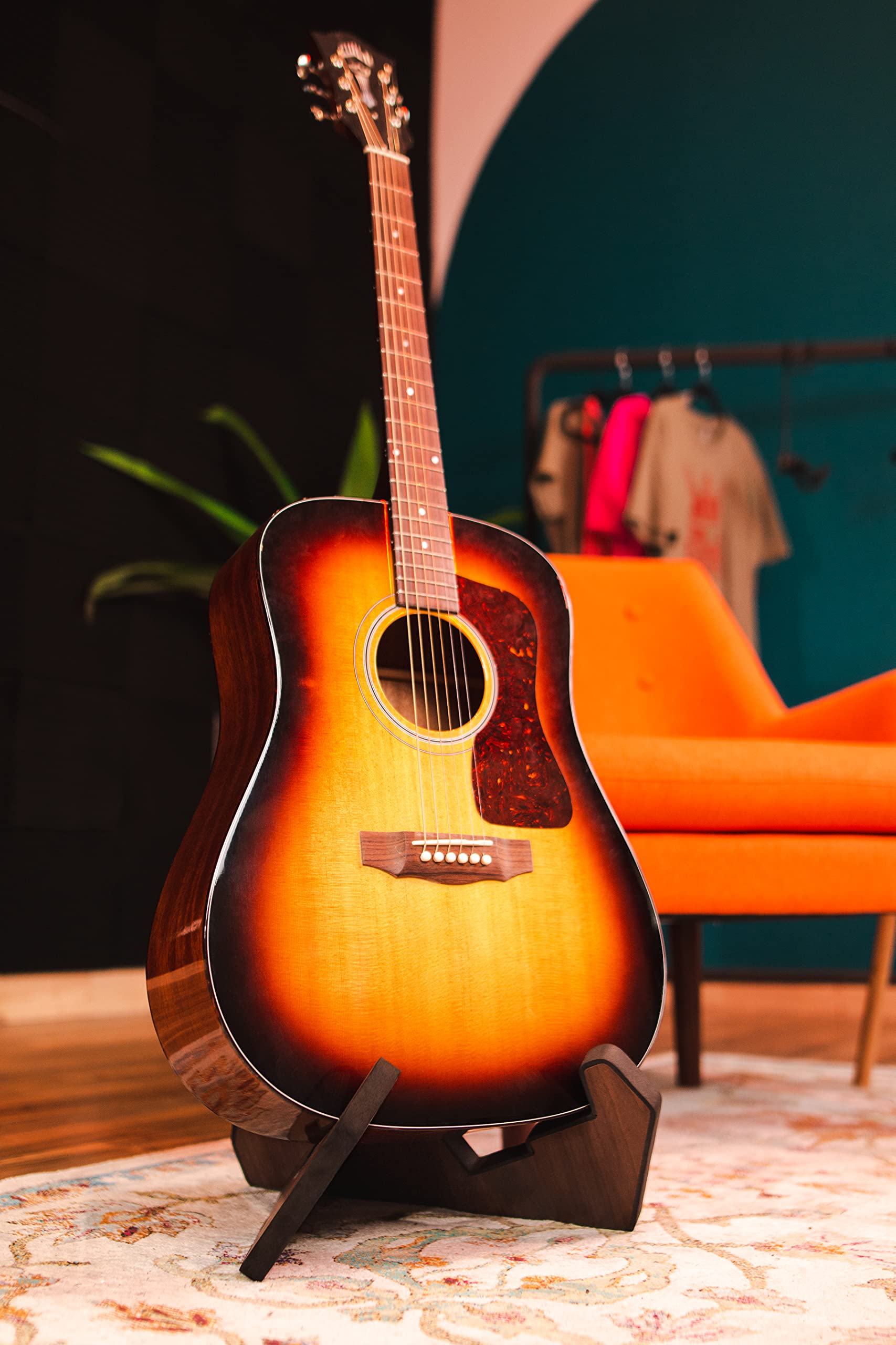Gator Frameworks Elite GFW-ELITEGTRXSTD Gitarrenständer Holz Grau