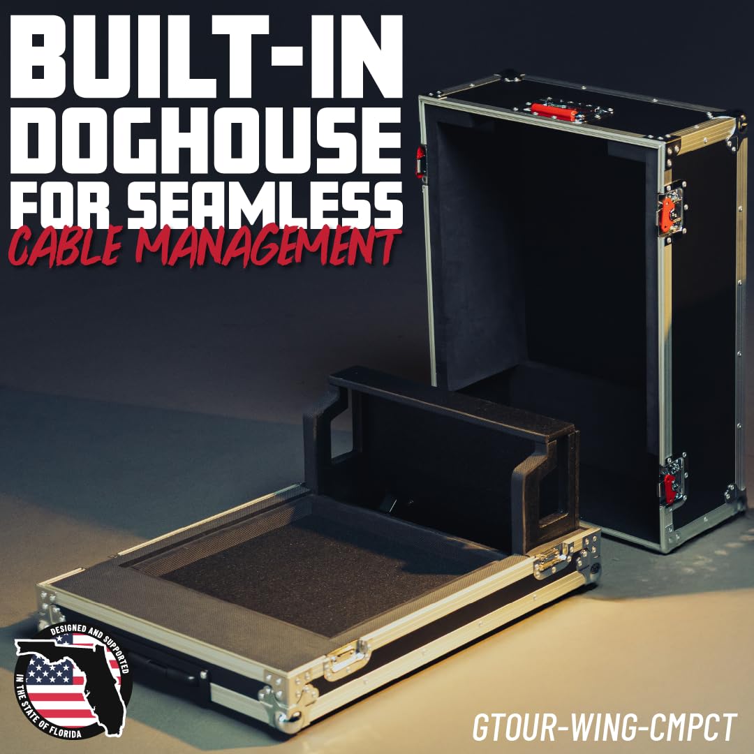 Gator GTOUR Wing Compact Mixer-Case mit Doghouse