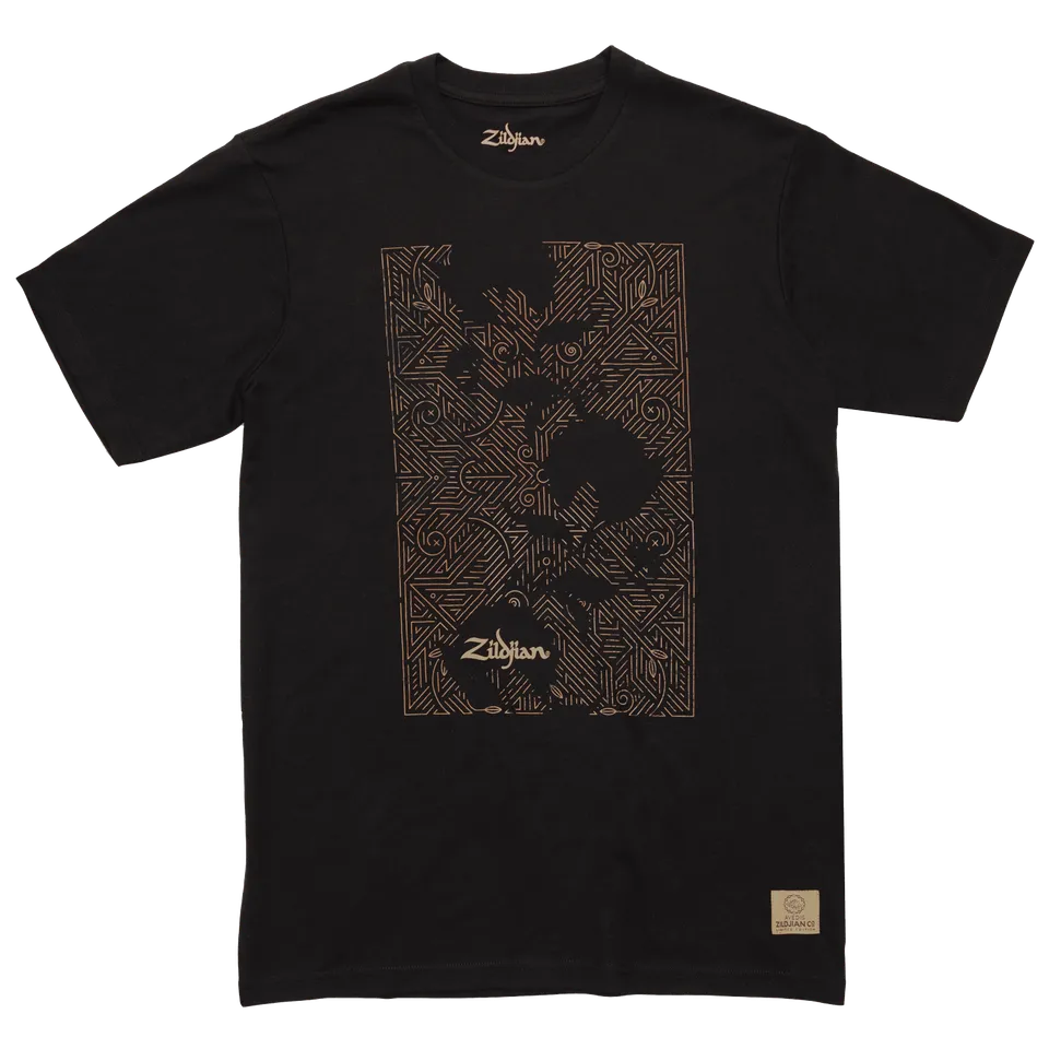 Zildjian Apparel 400th Anniversary Armenian T-Shirt Schwarz