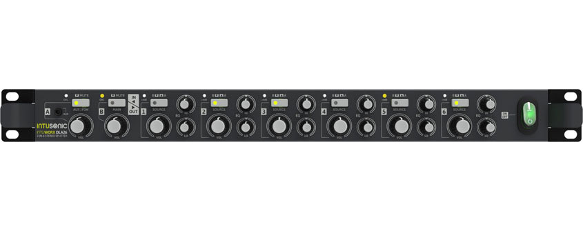 INTUSONIC INTUWORX DLA26 Splitter 2-in-6 Zonen mit EQ
