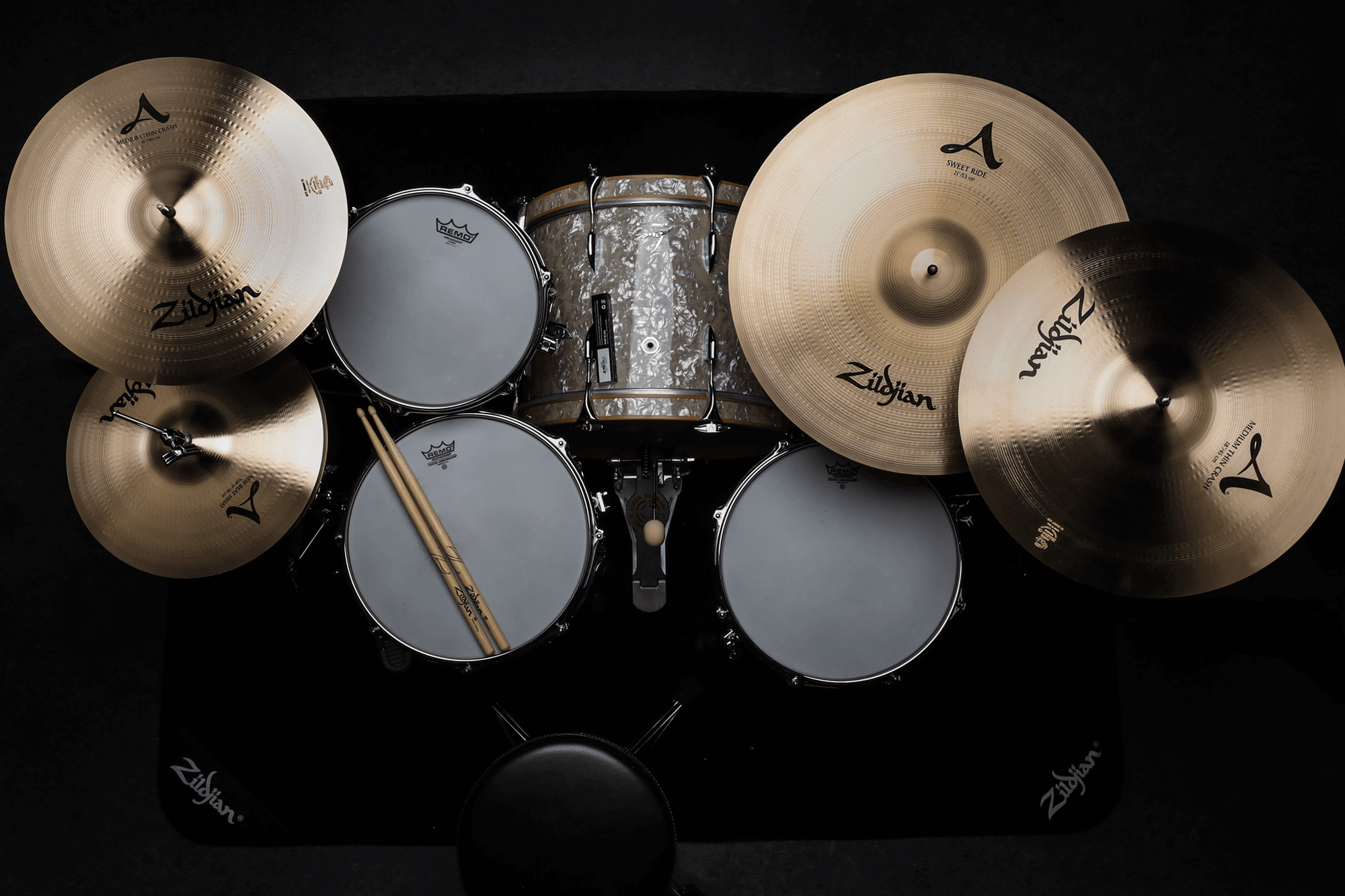 Zildjian Deluxe Drum Rug Schlagzeugteppich robust
