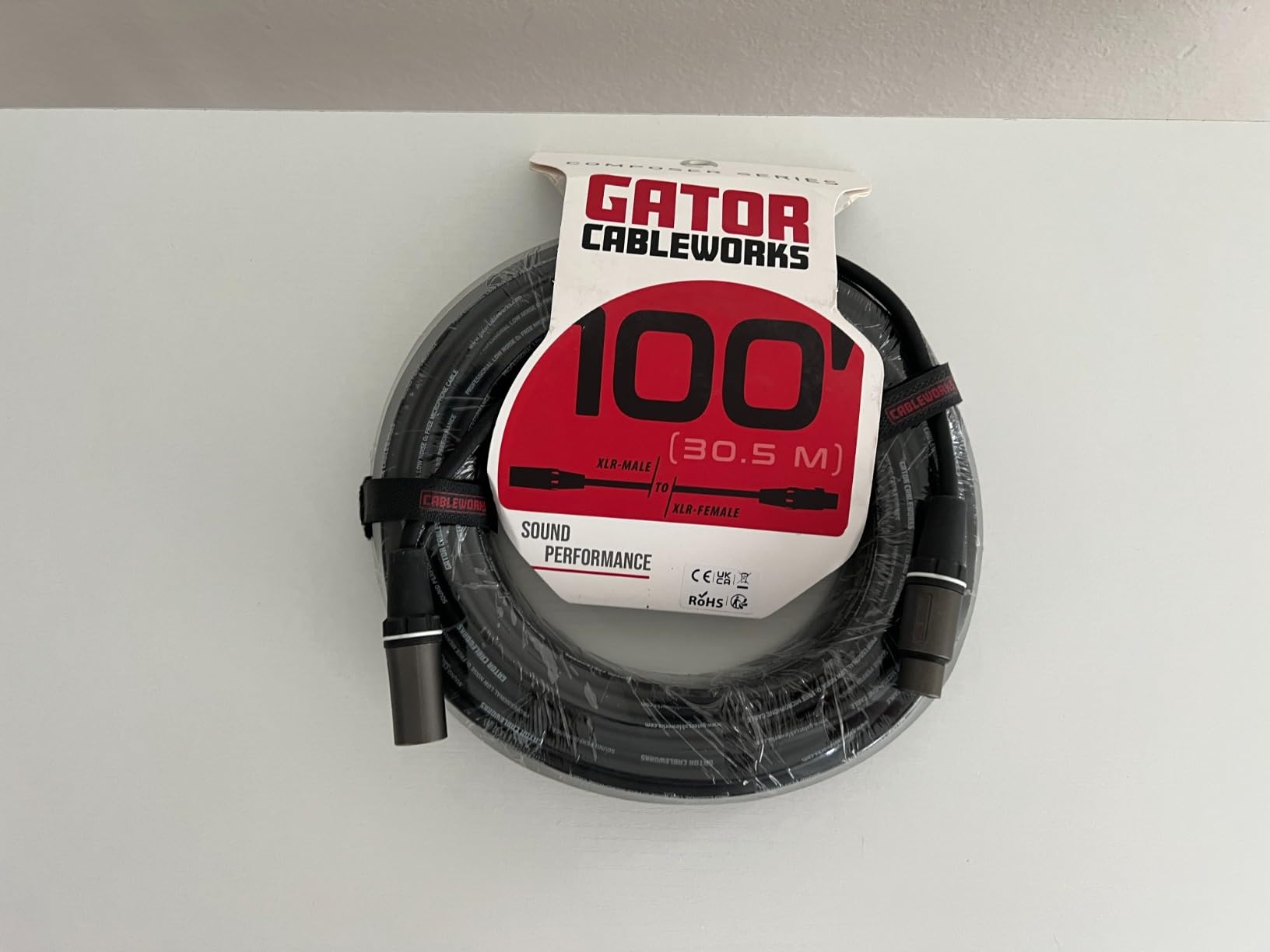 Gator Cableworks GCWC-XLR-100 Mikrofonkabel 30m XLR