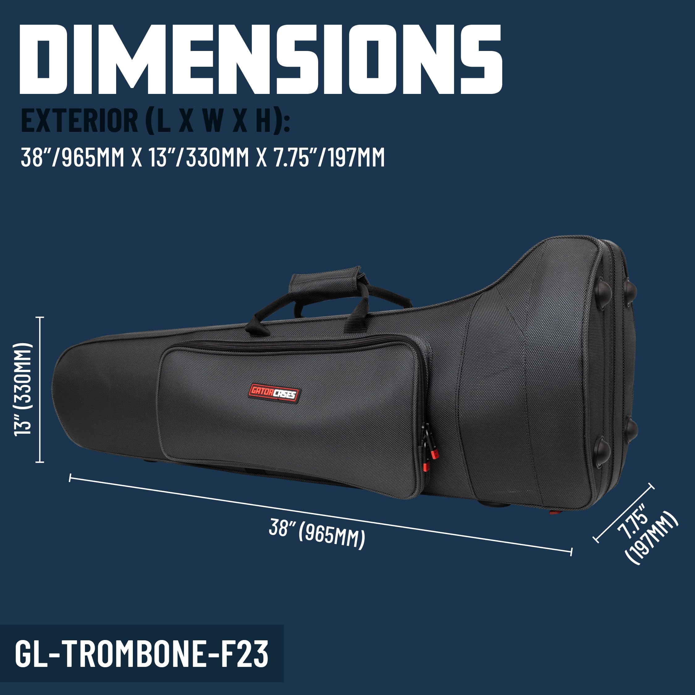 Gator Adagio Posaunen-Koffer Quartventil EPS 3kg