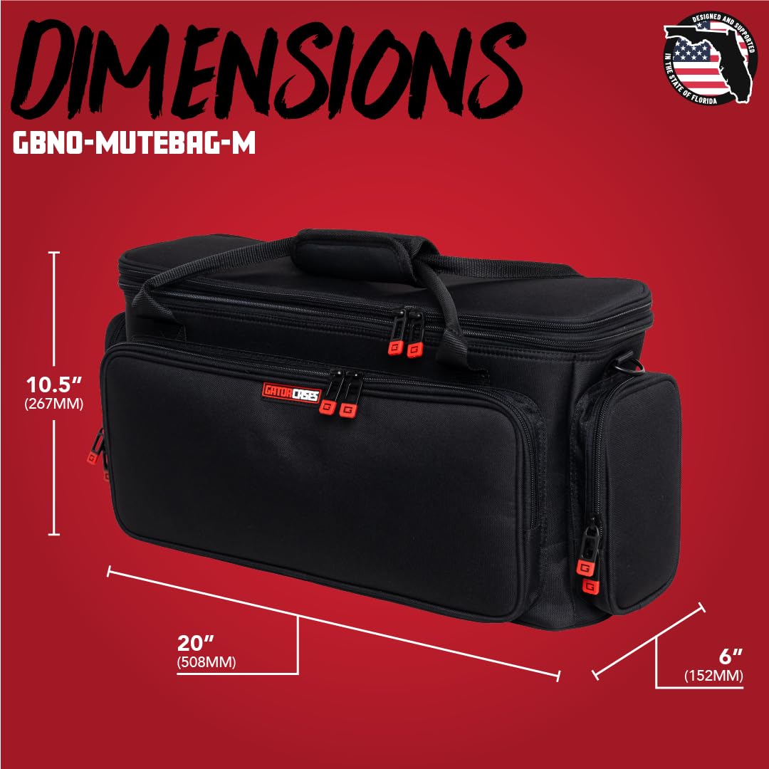 Gator Band & Orchestra Dämpfertasche Größe M für 4 Dämpfer