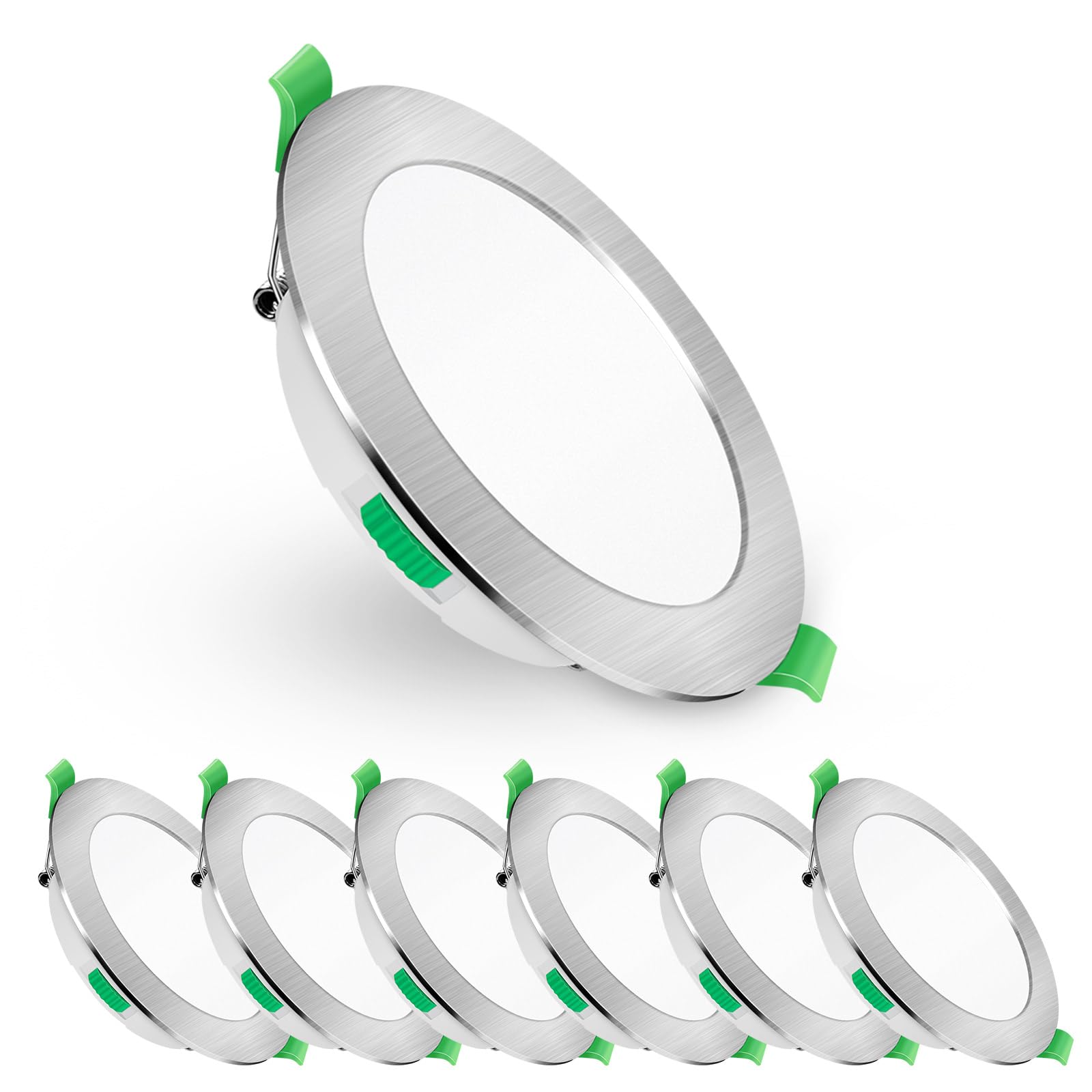 Alusso Recessed 22W Einbaustrahler 6er-Set 3CCT dimmbar IP44