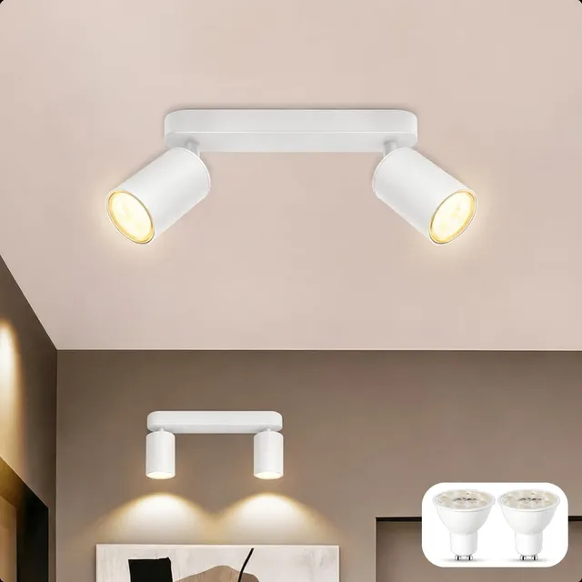 Alusso Recessed Ceiling Light Deckenstrahler 2 flammig GU10