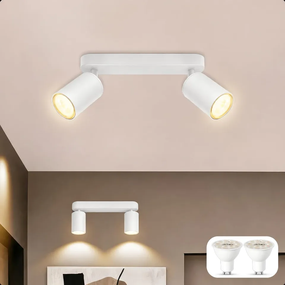 Alusso Recessed Ceiling Light Deckenstrahler 2 flammig GU10