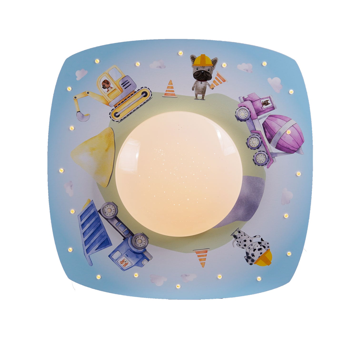 Elobra Kids Deckenleuchte LED Baustelle Kinderzimmer