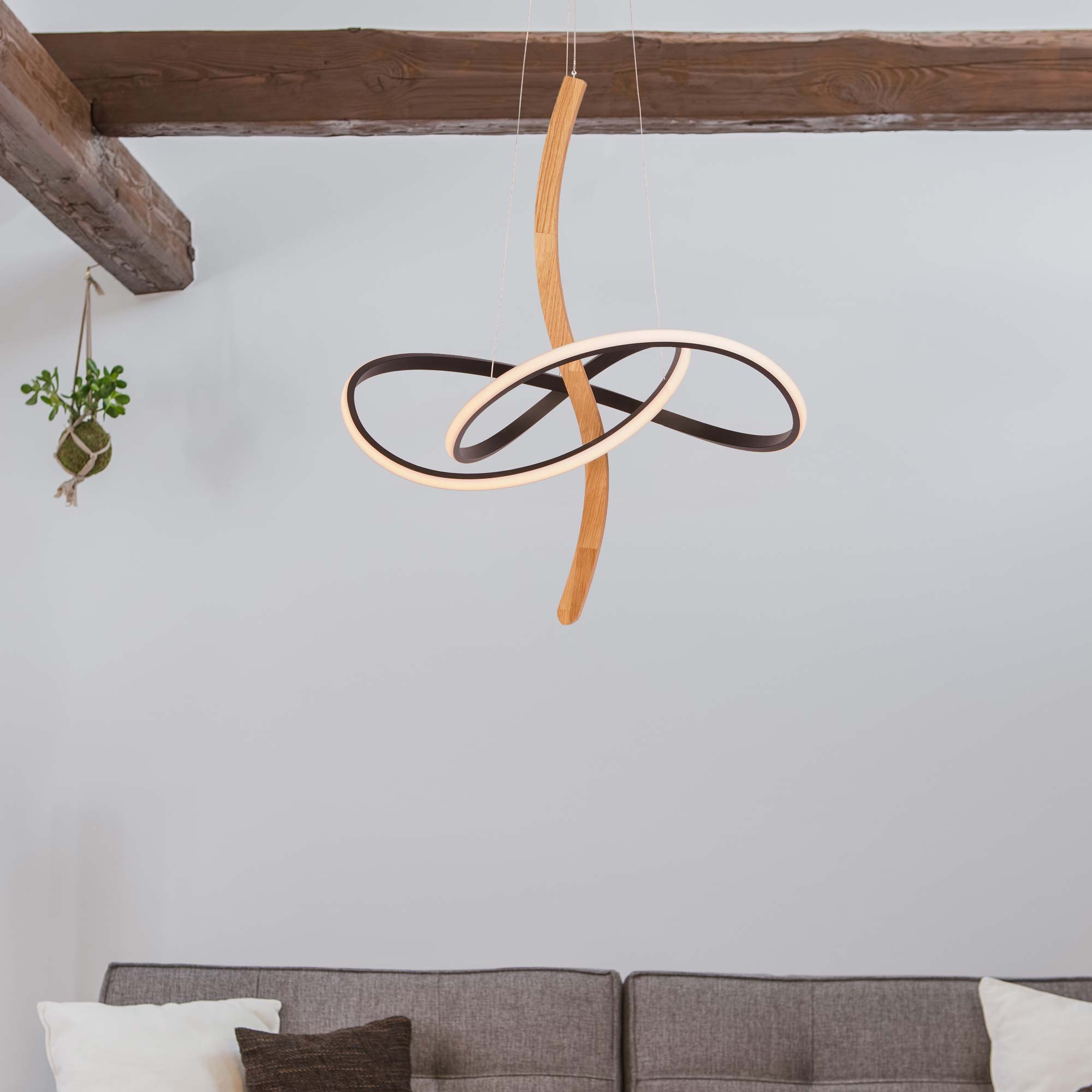 Elobra Living Argentina Swirl Pendelleuchte Wohnzimmer