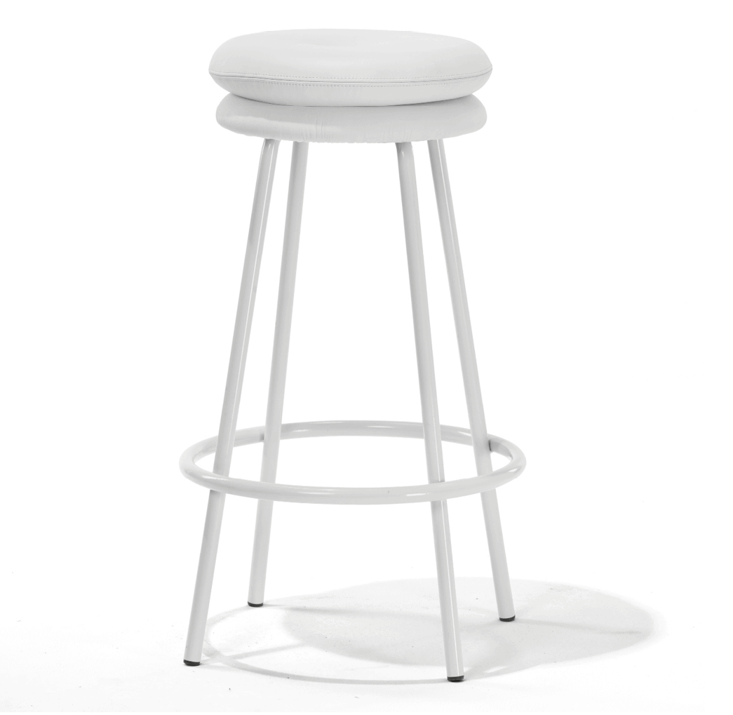 Richard Lampert Big Tom Sessel lichtgrau Leder