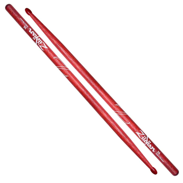 Zildjian 5A Nylon Red Drumsticks Hickory rot