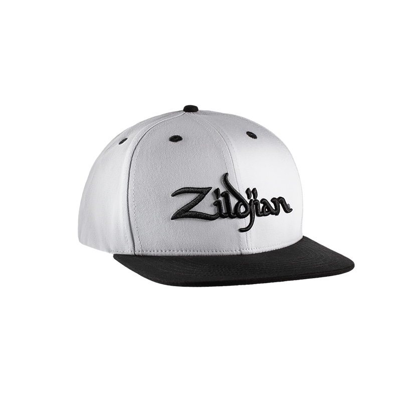 Zildjian 6-Panel Snapback Cap weiß Acryl Einheitsgröße