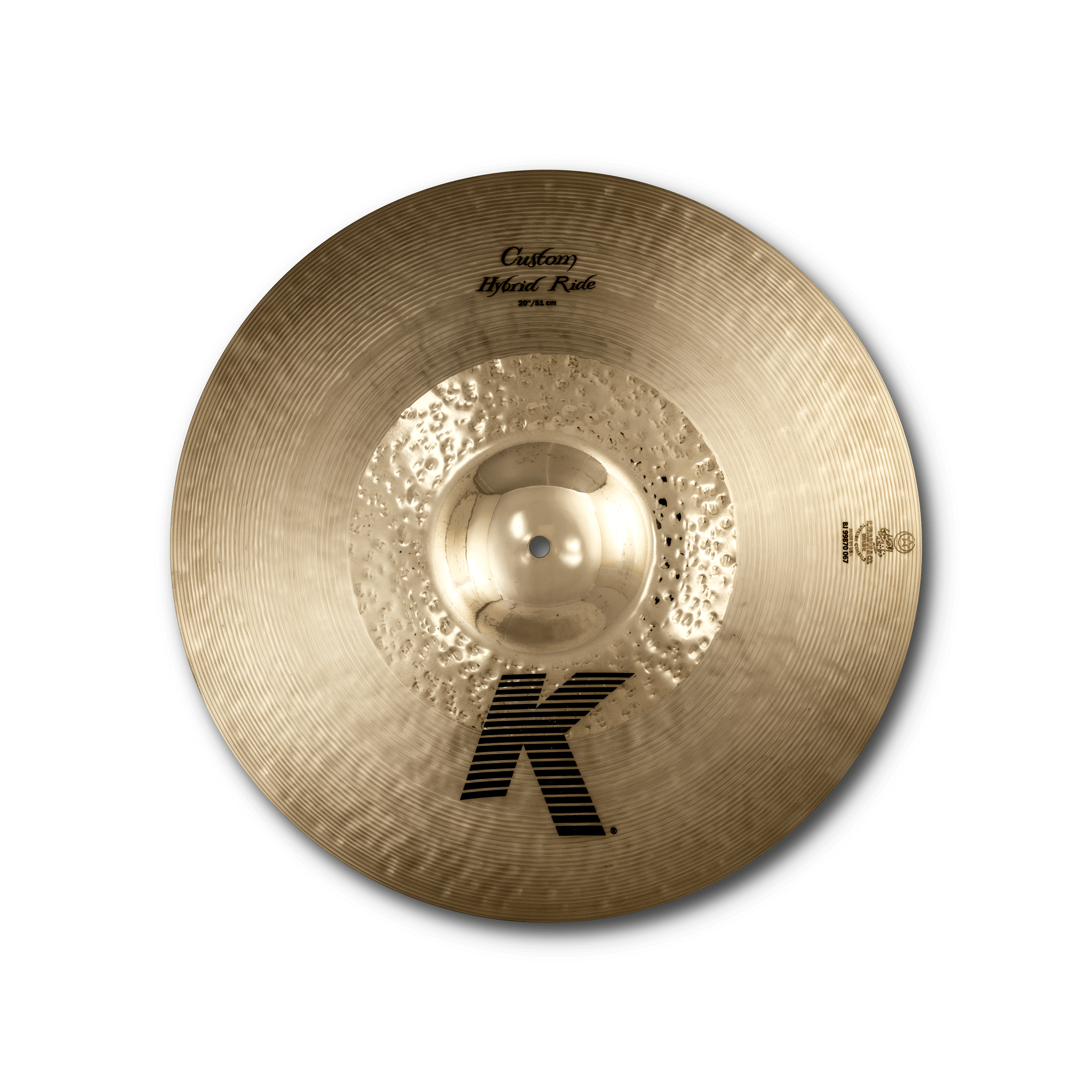 Zildjian K Custom Hybrid Ride Becken 20 Zoll Bronze