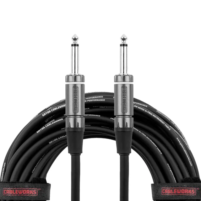 Gator Cableworks GCWC-INS-20 Instrumentenkabel 6 m gerade Studio