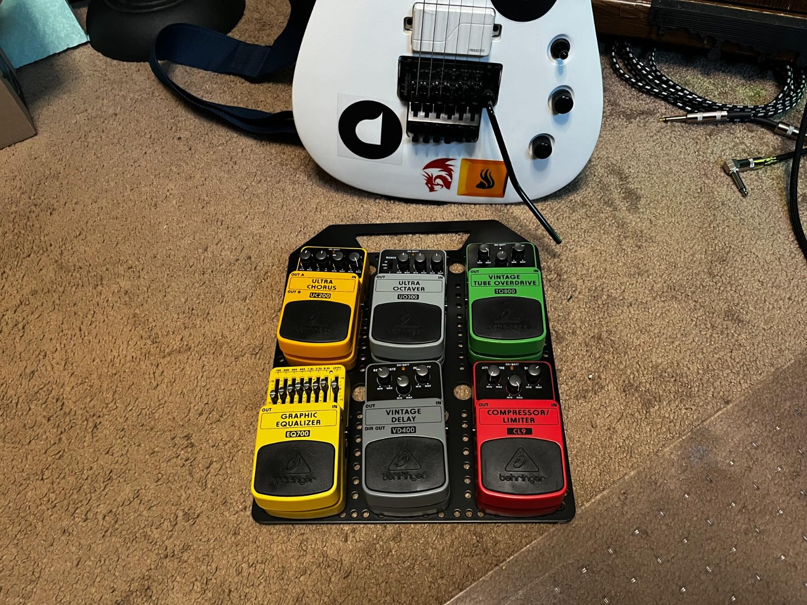 Gator Pedalboards GPB-POCKETBOARD Pedalboard Metall 26x27cm 8 Pedale