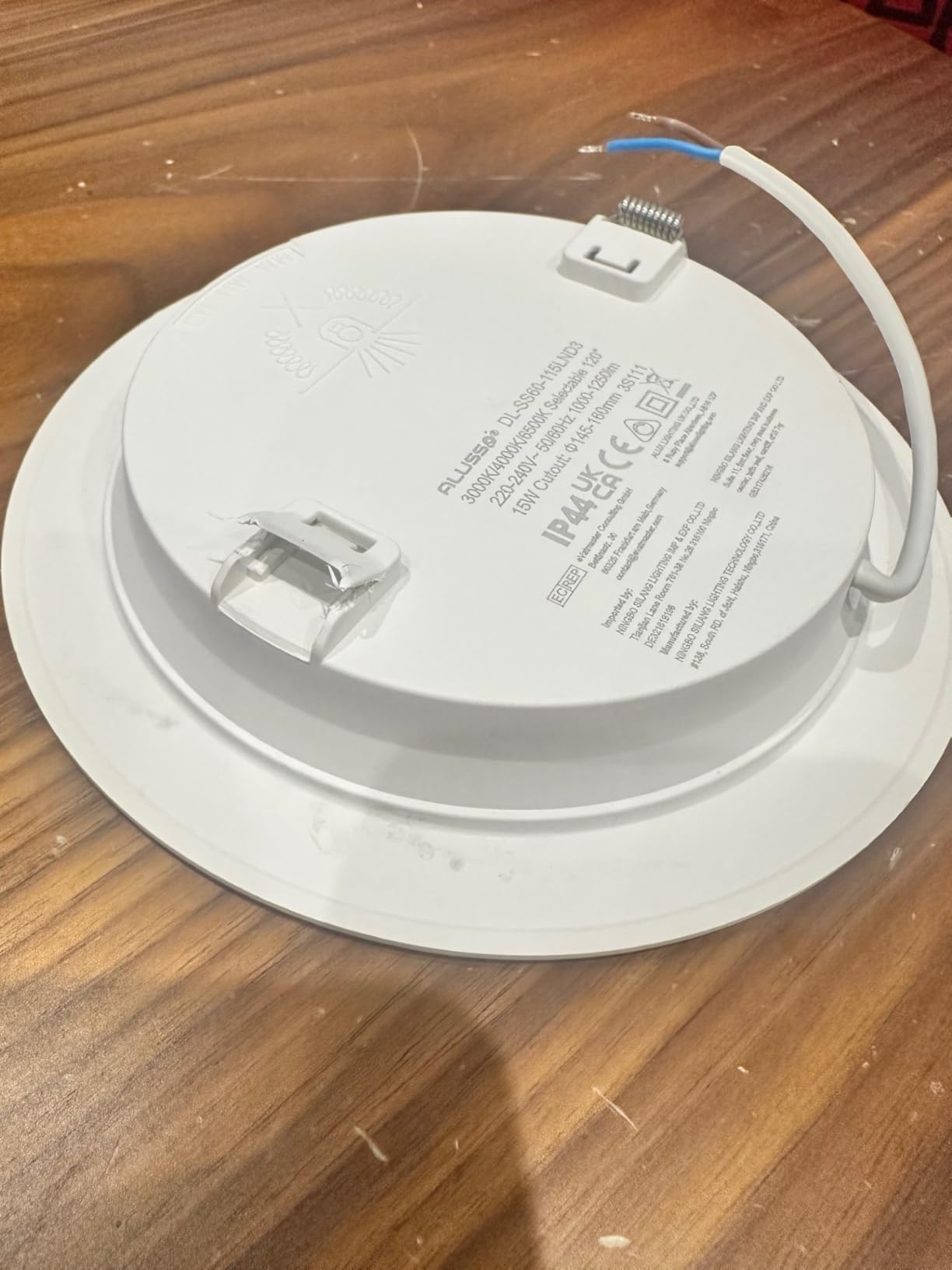 Alusso Recessed Einbaustrahler dimmbar Ø145-160mm 6 Stück