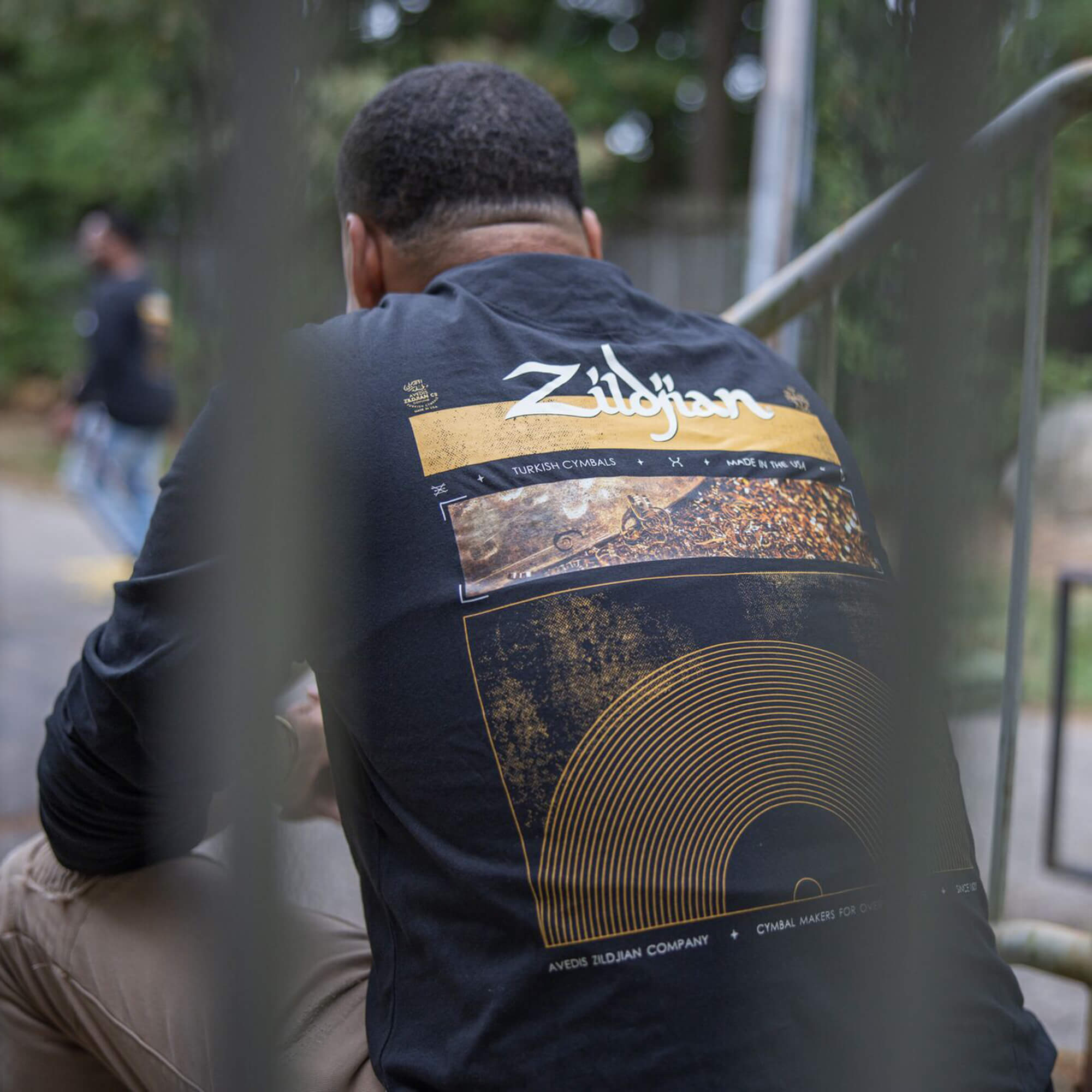 Zildjian Long Sleeve Black Tee Langarmshirt Schwarz Baumwolle