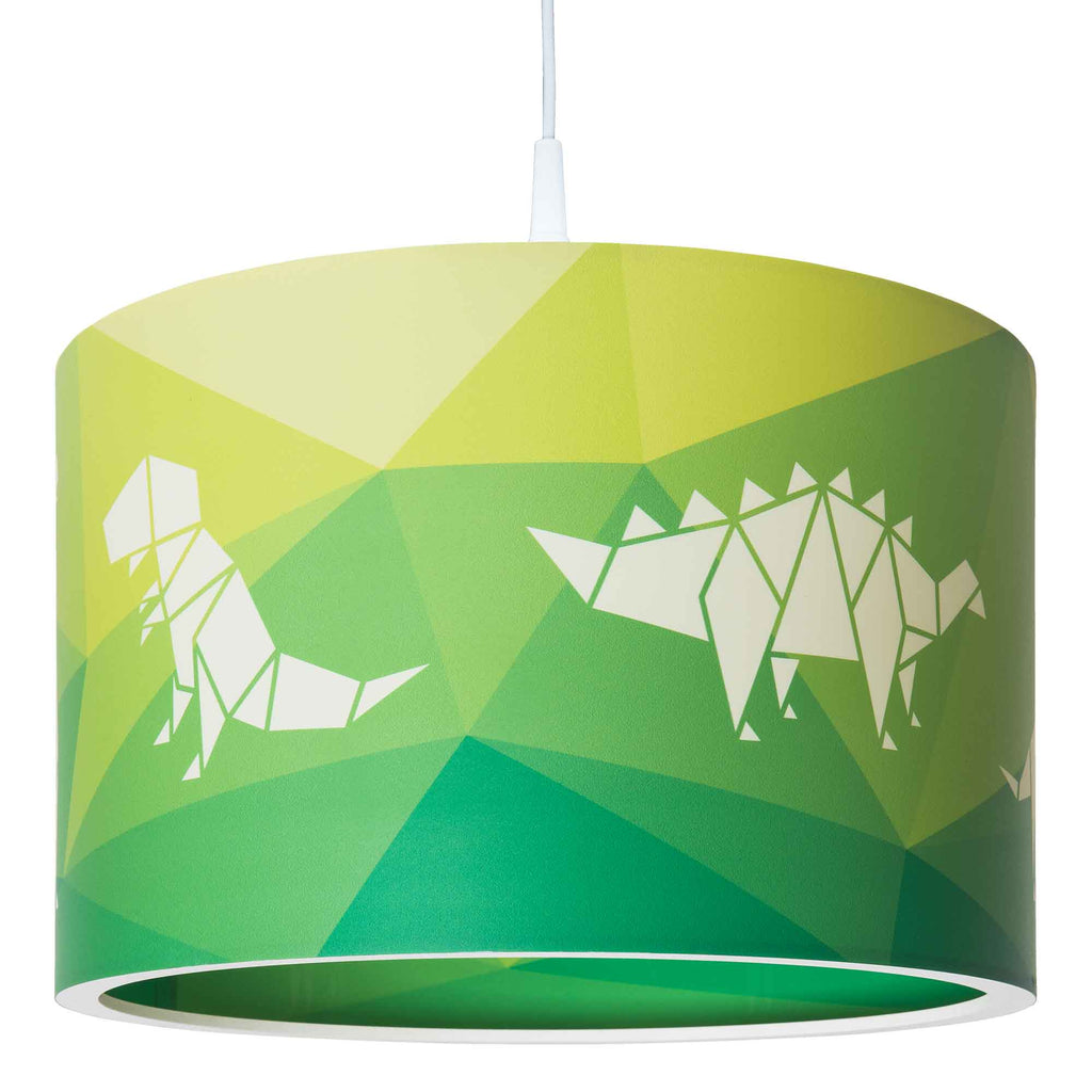Elobra Dinopoly Pendelleuchte Kids grün 40 cm E27
