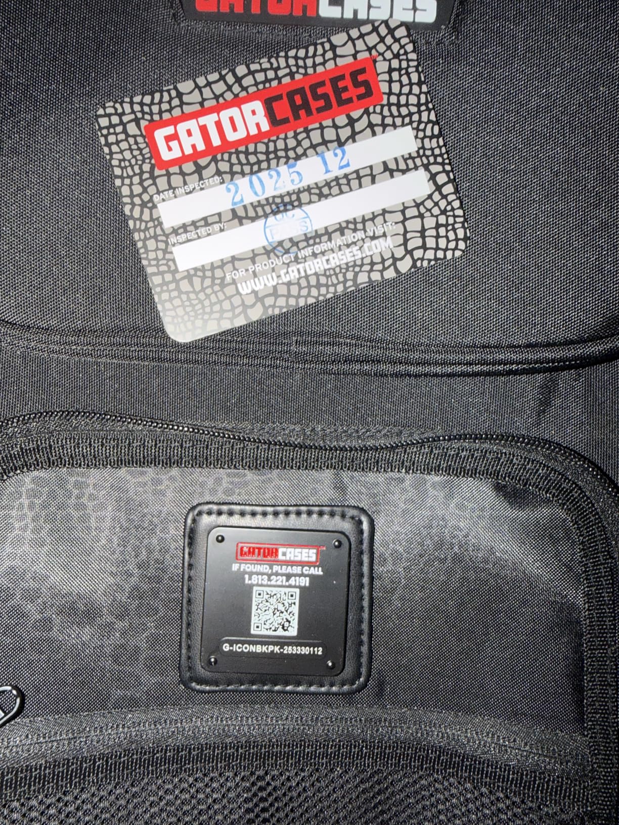 Gator ICON Rucksack Laptop Nylon schwarz wetterbeständig