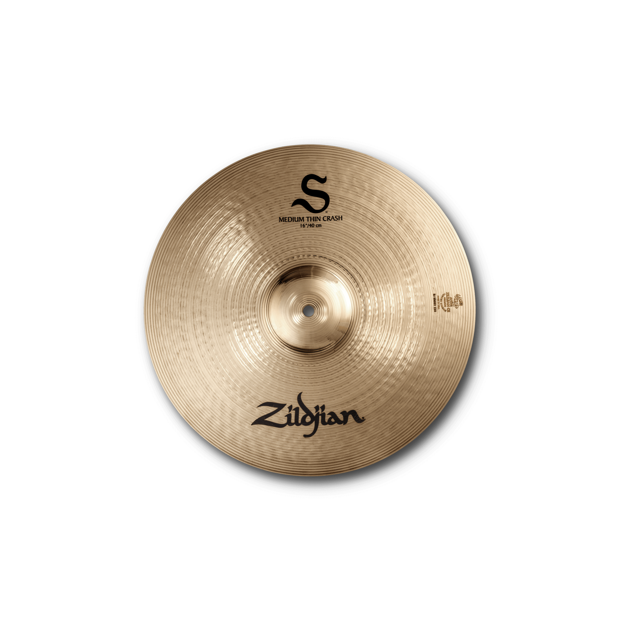 Zildjian S Medium Thin Crash Becken 16 Zoll hell